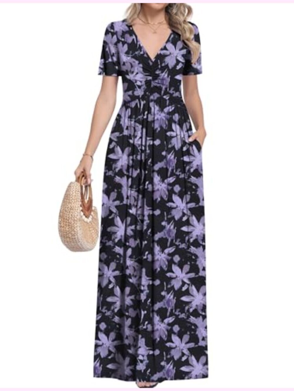 MUSE SHOW Maxi Dress Women Summer Long Dress with Pockets